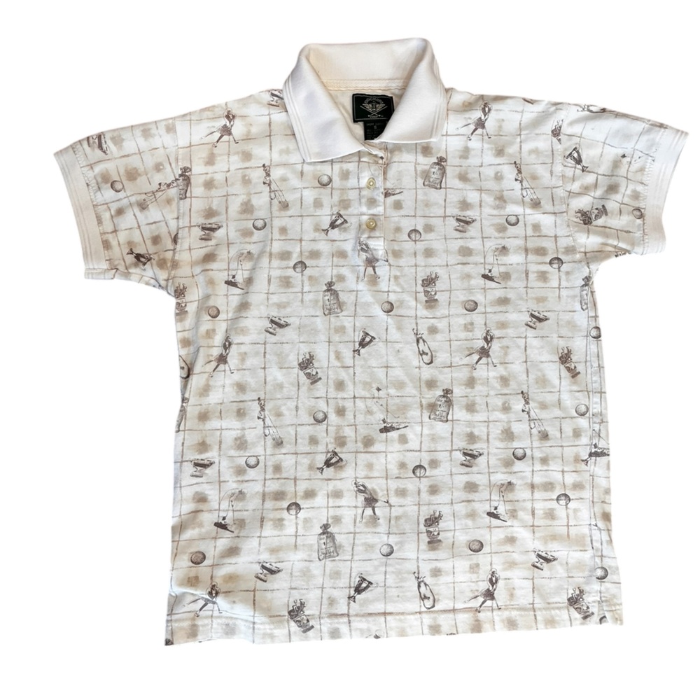 Abstract Dockers Golf vintage Polo Shirt-S